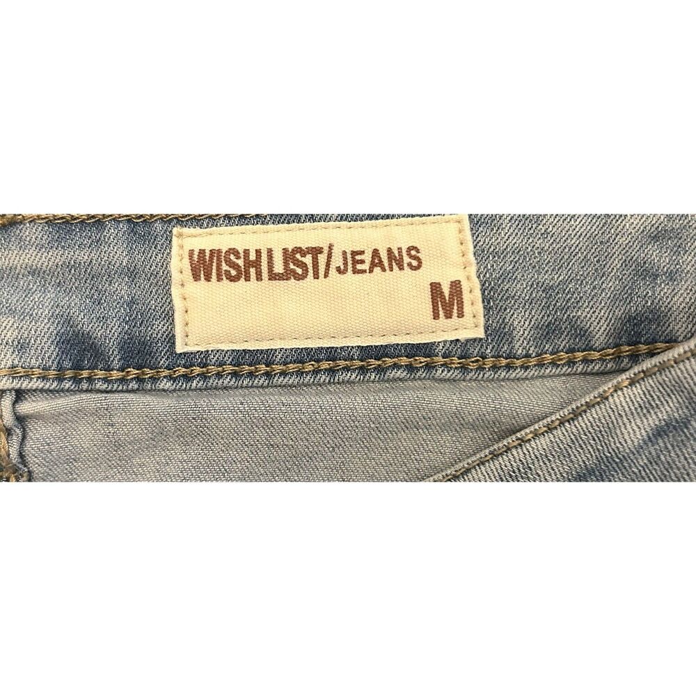 Vintage Wish List Jeans light wash denim mini skirt size Medium - Picture 6 of 6